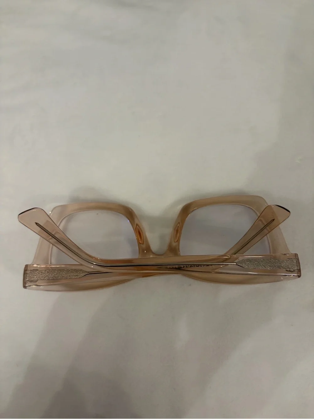 Transparent Beige Bluelight Women's Glasses